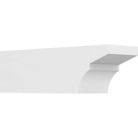 Ekena Millwork Standard Monterey Architectural Grade PVC Rafter Tail, 6"W X 6"H X 20"L RFTP06X06X20MON